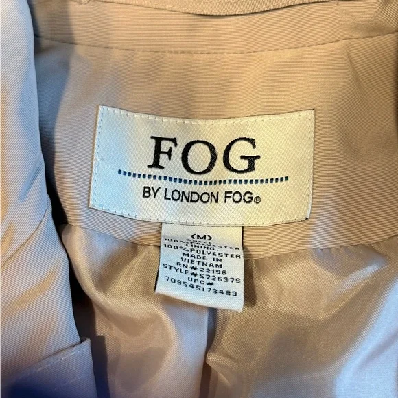 London Fog Classic Beige Trench Coat - Picture 2 of 4